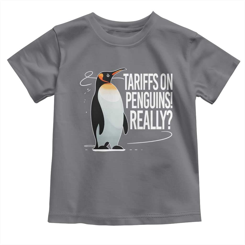 Hands Off Protest Toddler T Shirt Stand With Penguins Resist Against Tariffs