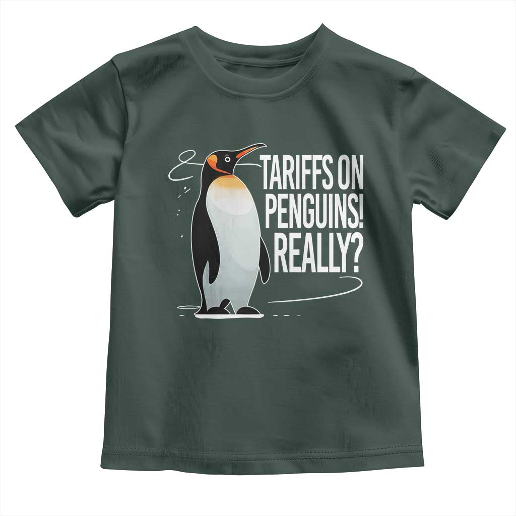 Hands Off Protest Toddler T Shirt Stand With Penguins Resist Against Tariffs