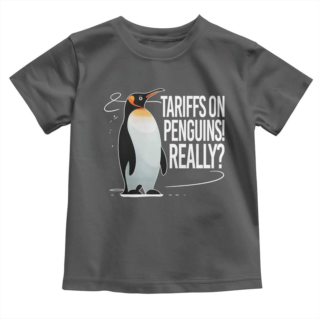 Hands Off Protest Toddler T Shirt Stand With Penguins Resist Against Tariffs