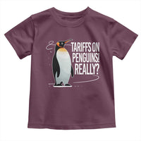 Hands Off Protest Toddler T Shirt Stand With Penguins Resist Against Tariffs