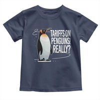 Hands Off Protest Toddler T Shirt Stand With Penguins Resist Against Tariffs