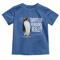 Hands Off Protest Toddler T Shirt Stand With Penguins Resist Against Tariffs