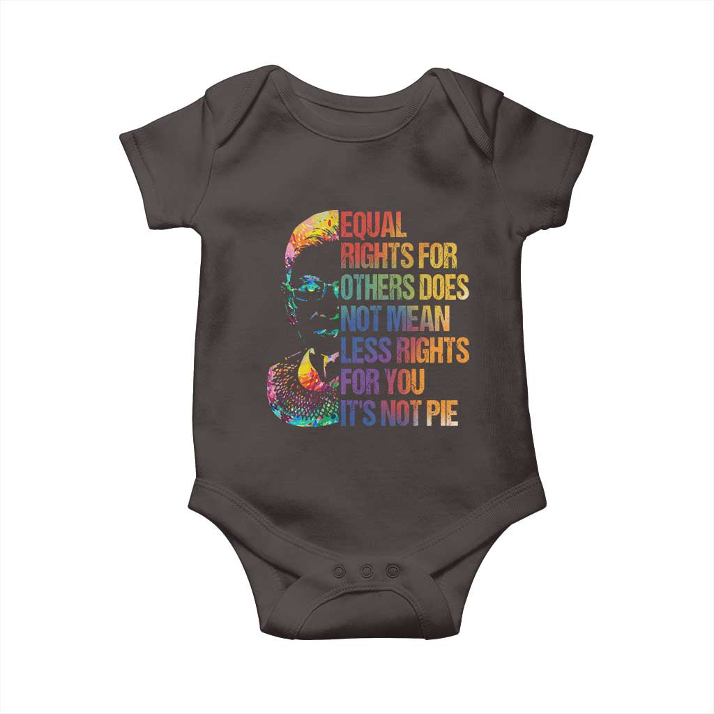 Notorious RBG Baby Onesie Feminist Citizen LGBTQ+ Equal Rights Advocate
