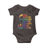 Notorious RBG Baby Onesie Feminist Citizen LGBTQ+ Equal Rights Advocate