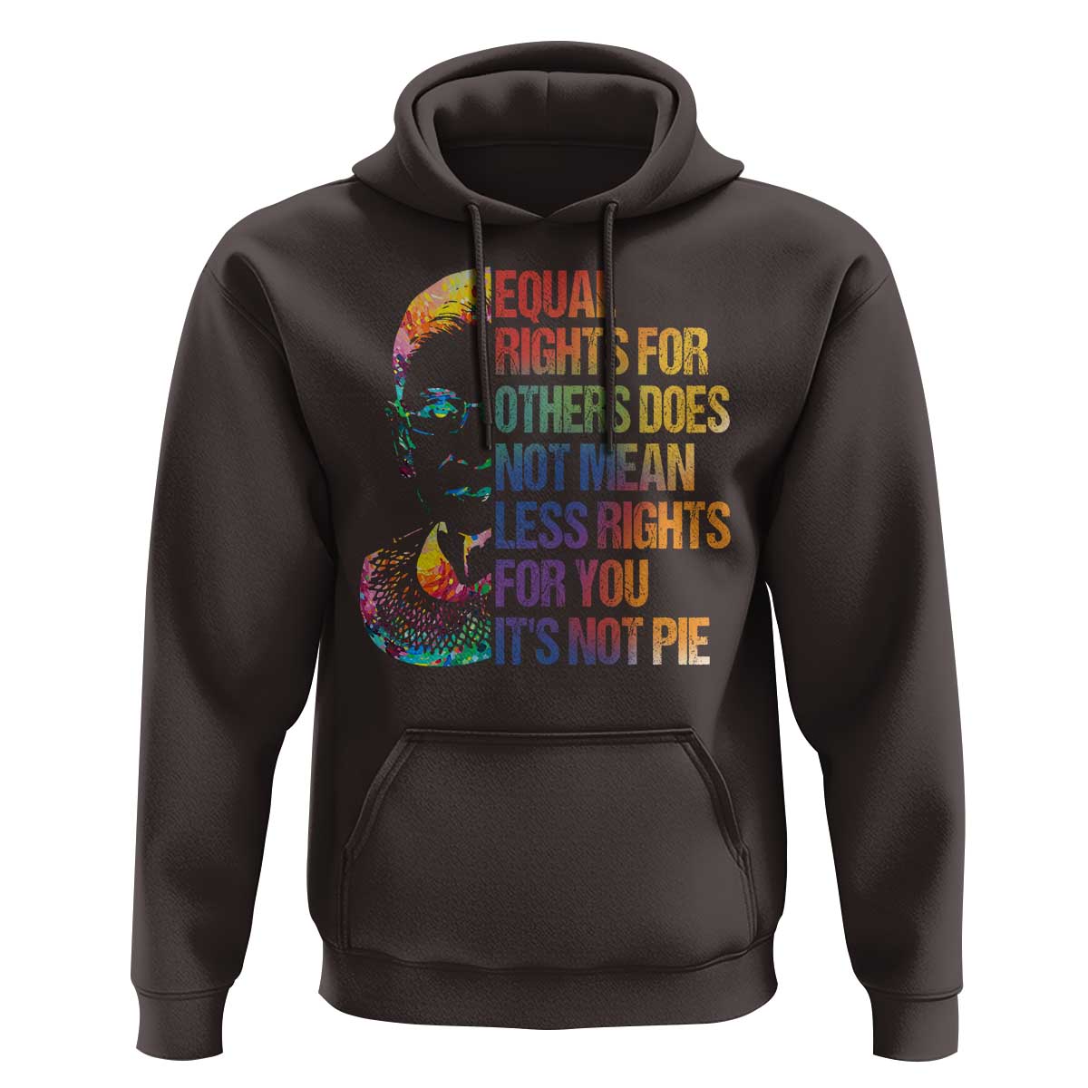 Notorious RBG Hoodie Feminist Citizen LGBTQ+ Equal Rights Advocate