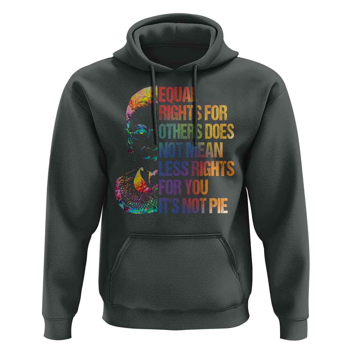 Notorious RBG Hoodie Feminist Citizen LGBTQ+ Equal Rights Advocate