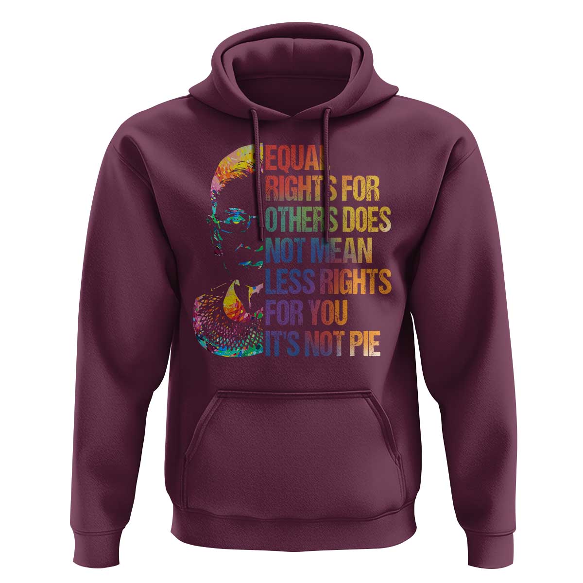 Notorious RBG Hoodie Feminist Citizen LGBTQ+ Equal Rights Advocate