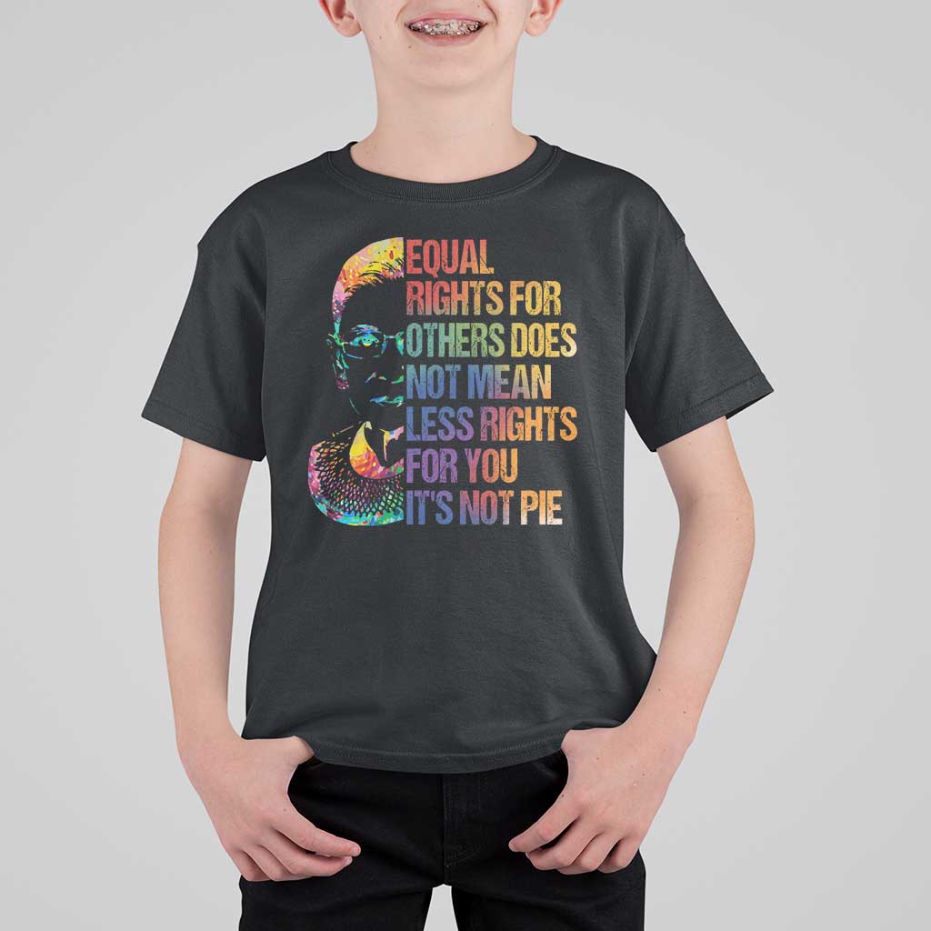 Notorious RBG T Shirt For Kid Feminist Citizen LGBTQ+ Equal Rights Advocate