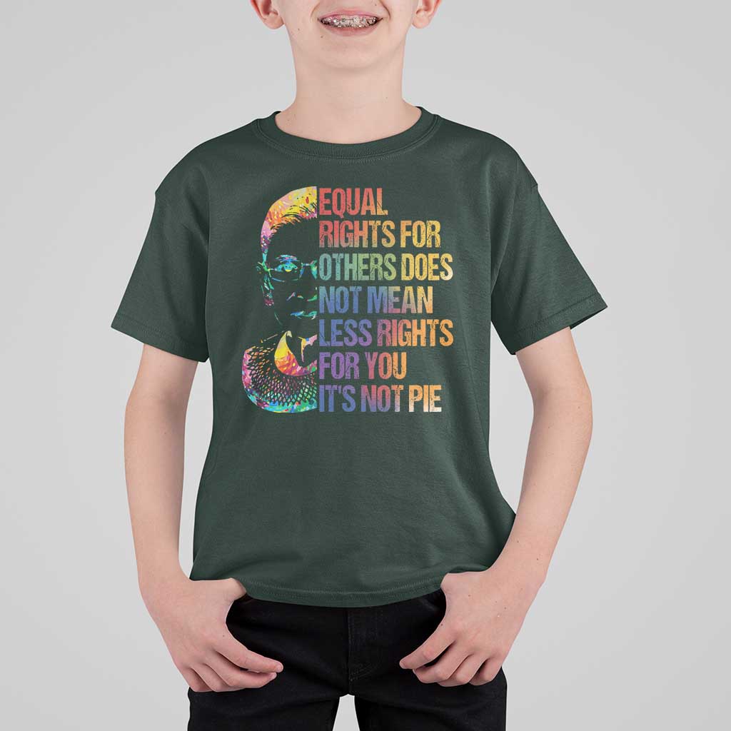 Notorious RBG T Shirt For Kid Feminist Citizen LGBTQ+ Equal Rights Advocate