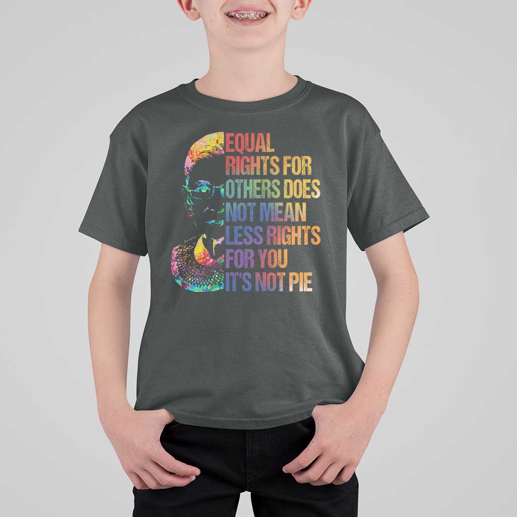 Notorious RBG T Shirt For Kid Feminist Citizen LGBTQ+ Equal Rights Advocate