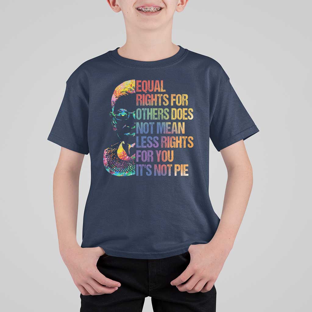 Notorious RBG T Shirt For Kid Feminist Citizen LGBTQ+ Equal Rights Advocate