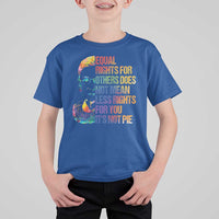 Notorious RBG T Shirt For Kid Feminist Citizen LGBTQ+ Equal Rights Advocate