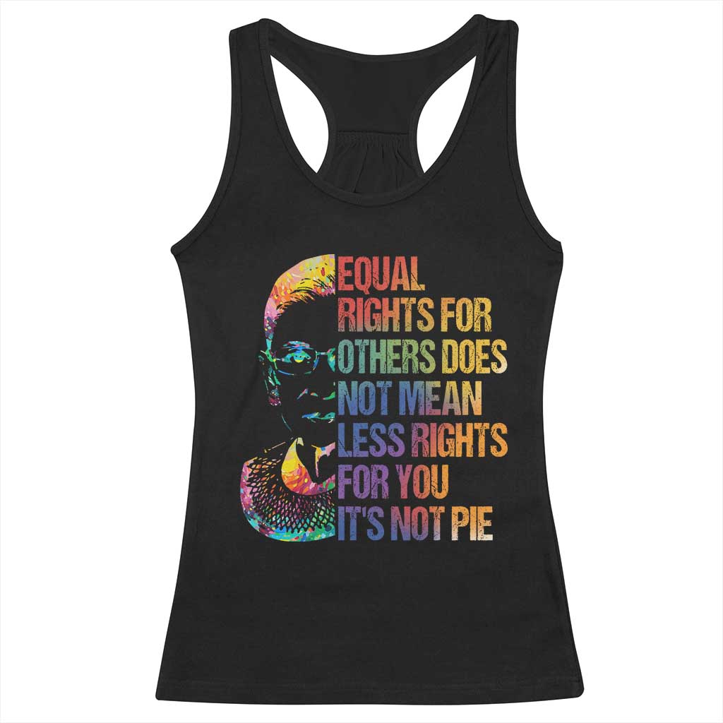 Notorious RBG Racerback Tank Top Feminist Citizen LGBTQ+ Equal Rights Advocate