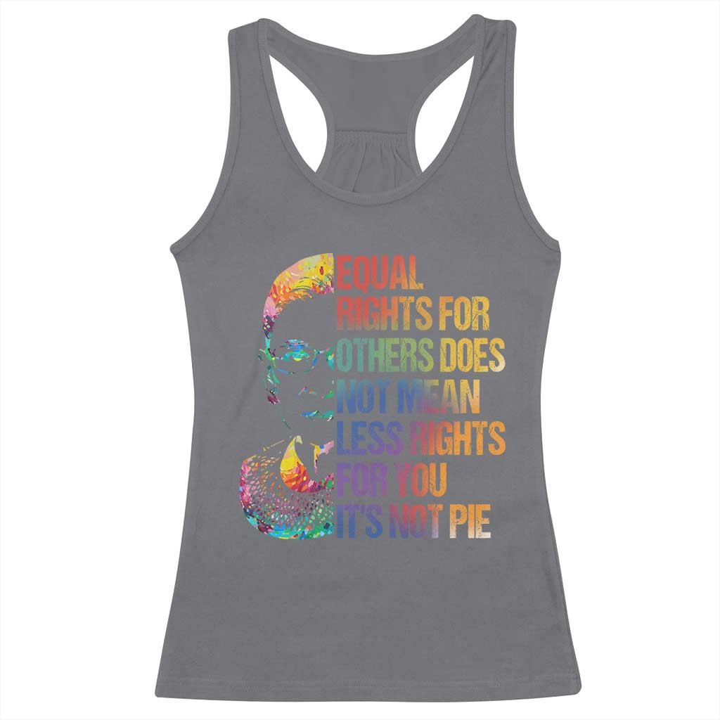 Notorious RBG Racerback Tank Top Feminist Citizen LGBTQ+ Equal Rights Advocate