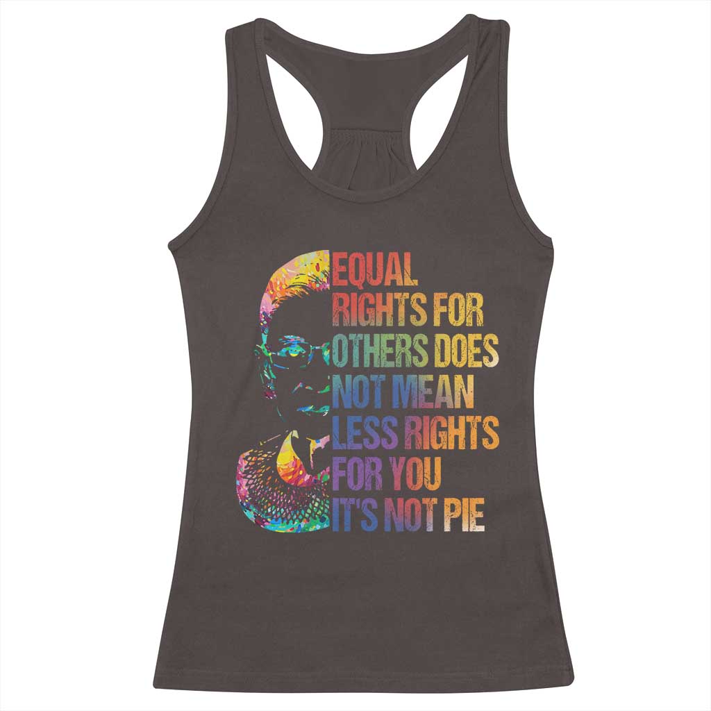 Notorious RBG Racerback Tank Top Feminist Citizen LGBTQ+ Equal Rights Advocate