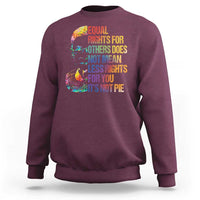 Notorious RBG Sweatshirt Feminist Citizen LGBTQ+ Equal Rights Advocate