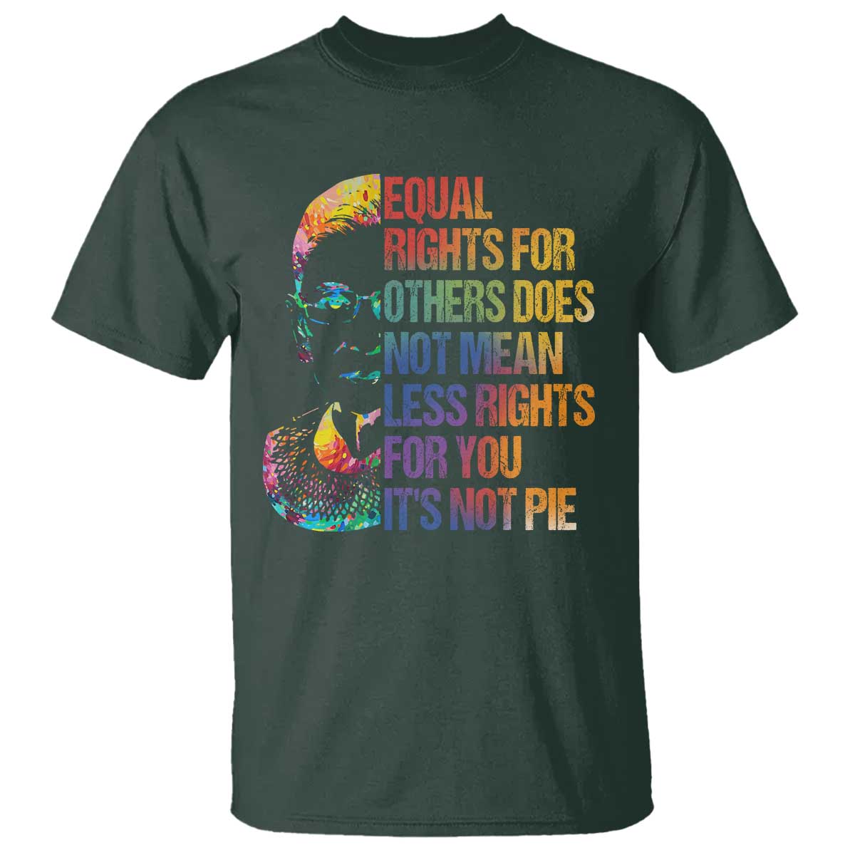 Notorious RBG T Shirt Feminist Citizen LGBTQ+ Equal Rights Advocate