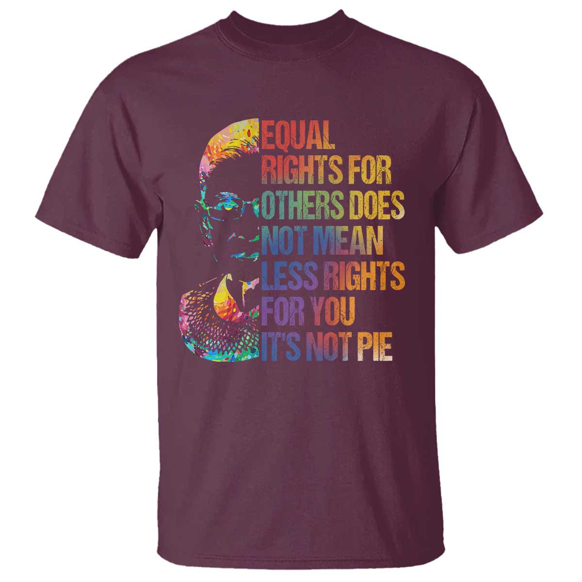 Notorious RBG T Shirt Feminist Citizen LGBTQ+ Equal Rights Advocate