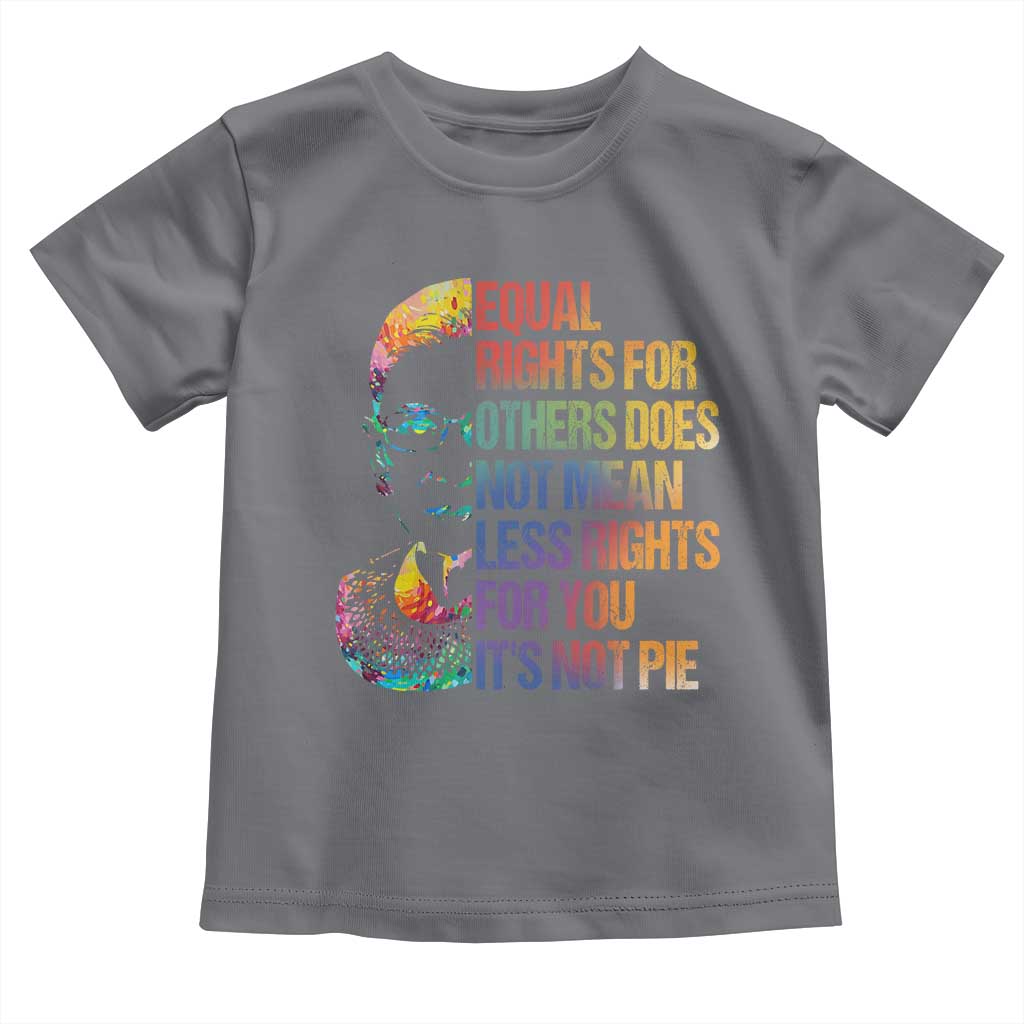 Notorious RBG Toddler T Shirt Feminist Citizen LGBTQ+ Equal Rights Advocate