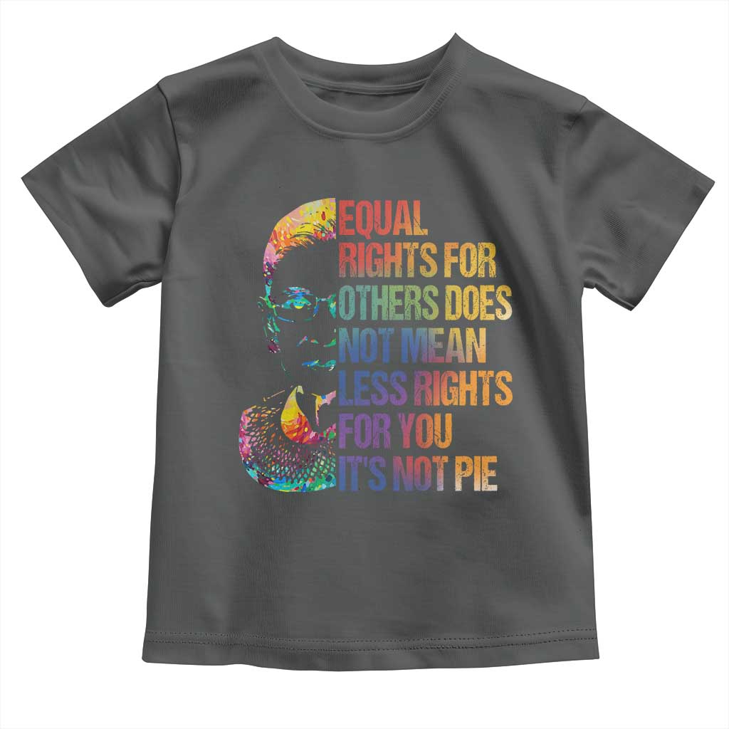 Notorious RBG Toddler T Shirt Feminist Citizen LGBTQ+ Equal Rights Advocate