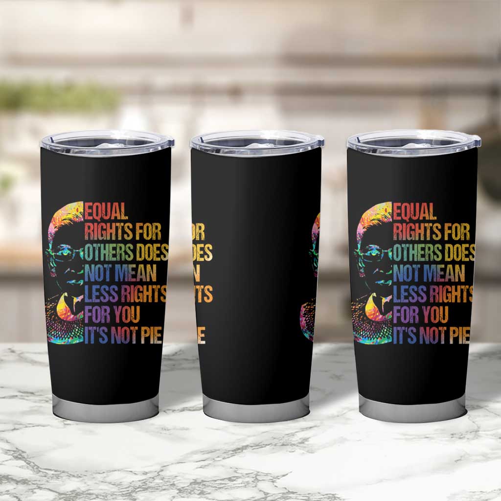 Notorious RBG Tumbler Cup Feminist Citizen LGBTQ+ Equal Rights Advocate