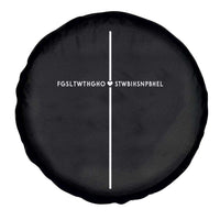 For God So Loved Spare Tire Cover John 316 Bible Verse FGSLTWTHGOB Cross Minimal Christian Acronym
