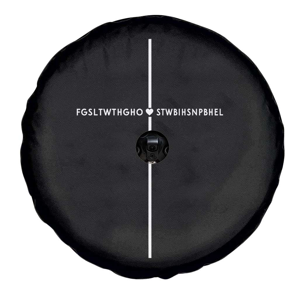 For God So Loved Spare Tire Cover John 316 Bible Verse FGSLTWTHGOB Cross Minimal Christian Acronym