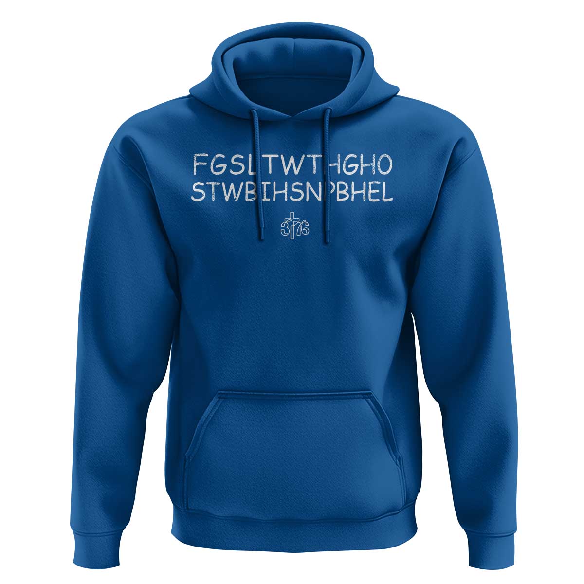 For God So Loved Hoodie John 316 Bible Verse FGSLTWTHGOB Cross Subtle Christian Acronym