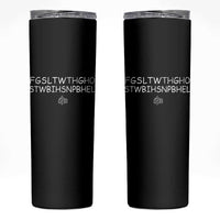 For God So Loved Skinny Tumbler John 316 Bible Verse FGSLTWTHGOB Cross Subtle Christian Acronym