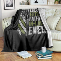 Best Effin’ Father In Law Ever Throw Blanket FIL Gun American Flag