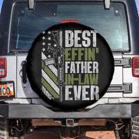 Best Effin’ Father In Law Ever Spare Tire Cover FIL Gun American Flag