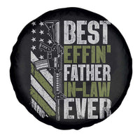 Best Effin’ Father In Law Ever Spare Tire Cover FIL Gun American Flag