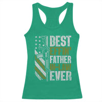 Best Effin’ Father In Law Ever Racerback Tank Top FIL Gun American Flag