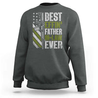 Best Effin’ Father In Law Ever Sweatshirt FIL Gun American Flag