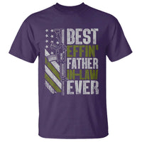Best Effin’ Father In Law Ever T Shirt FIL Gun American Flag