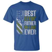 Best Effin’ Father In Law Ever T Shirt FIL Gun American Flag