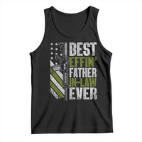 Best Effin’ Father In Law Ever Tank Top FIL Gun American Flag