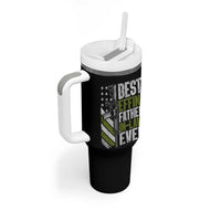 Best Effin’ Father In Law Ever Tumbler With Handle FIL Gun American Flag