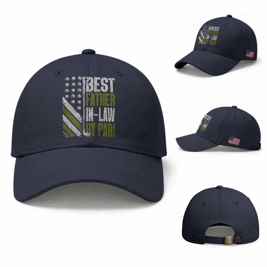 Father In Law Golf Baseball Cap Best FIL By Par Fathers Day Gift for Golfers