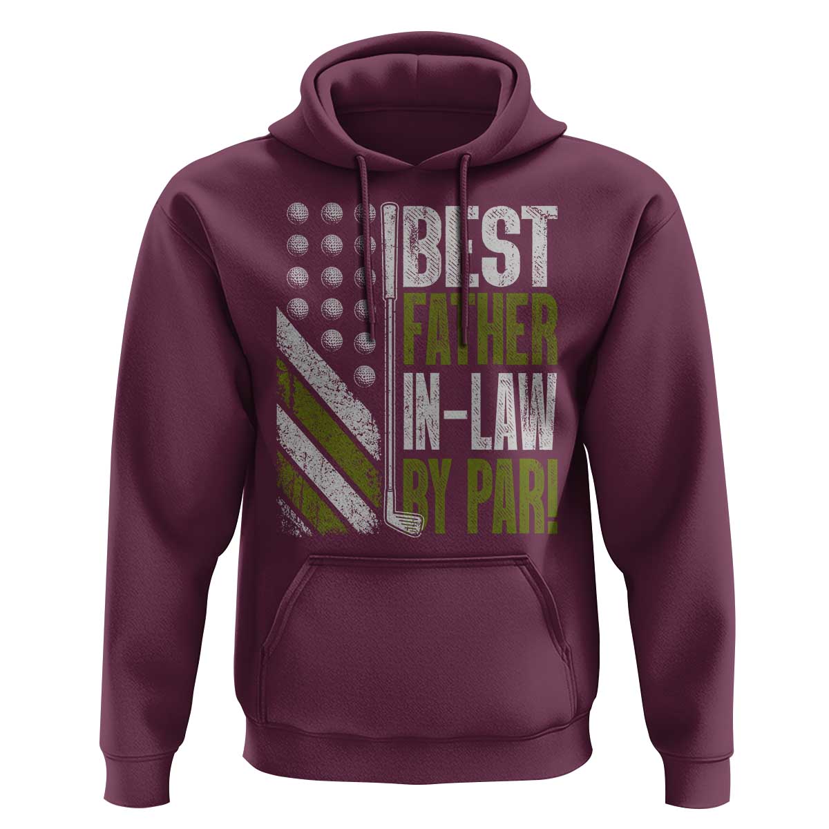 Father In Law Golf Hoodie Best FIL By Par Fathers Day Gift for Golfers