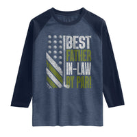 Father In Law Golf Raglan Shirt Best FIL By Par Fathers Day Gift for Golfers