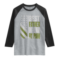 Father In Law Golf Raglan Shirt Best FIL By Par Fathers Day Gift for Golfers