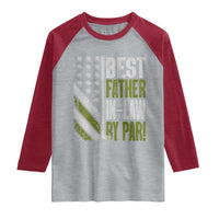 Father In Law Golf Raglan Shirt Best FIL By Par Fathers Day Gift for Golfers