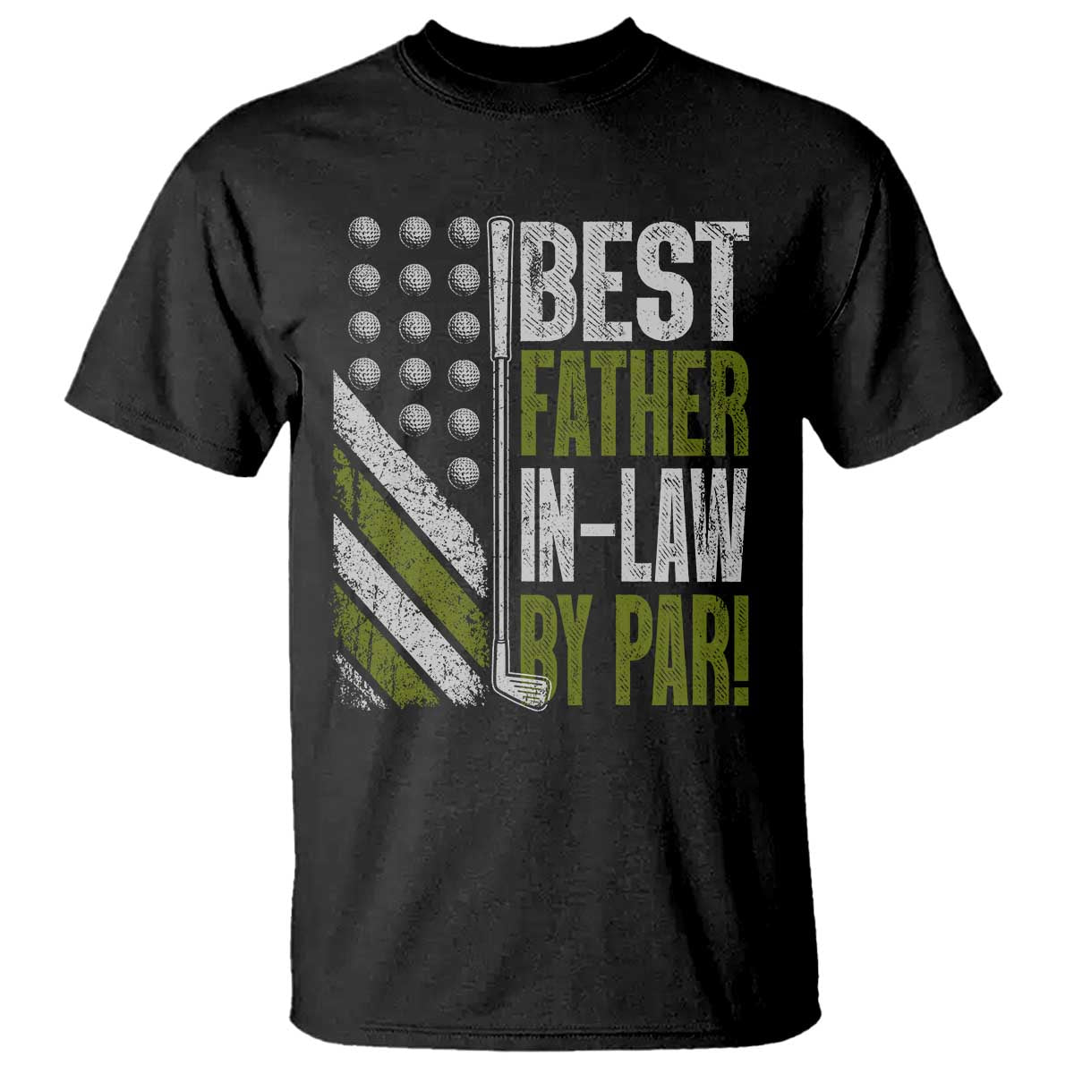 Father In Law Golf T Shirt Best FIL By Par Fathers Day Gift for Golfers