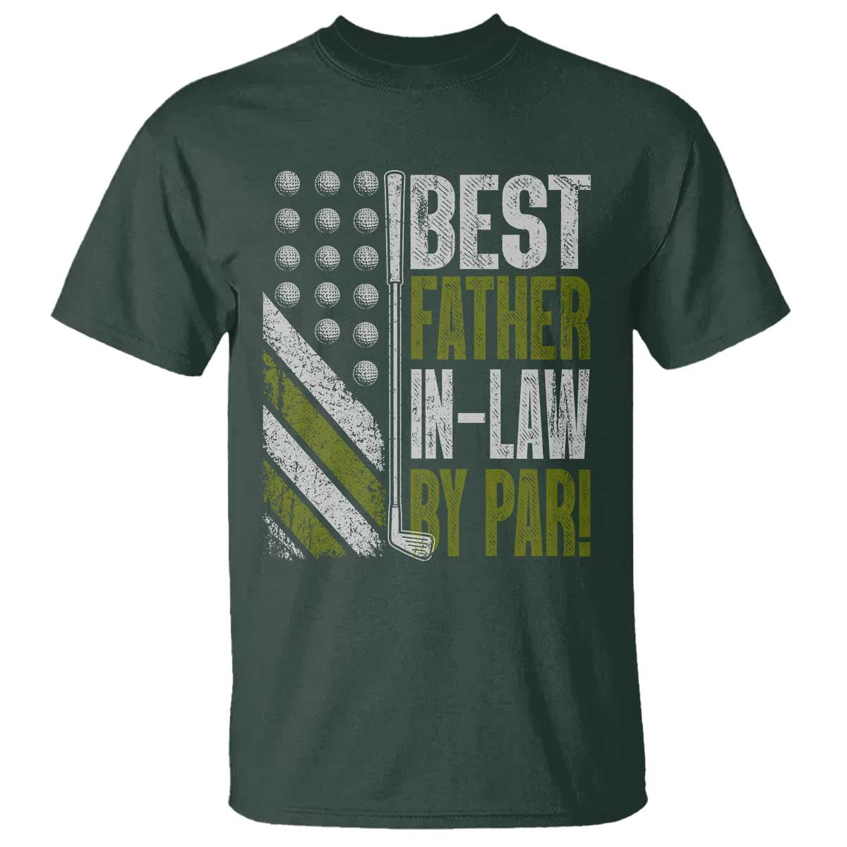 Father In Law Golf T Shirt Best FIL By Par Fathers Day Gift for Golfers