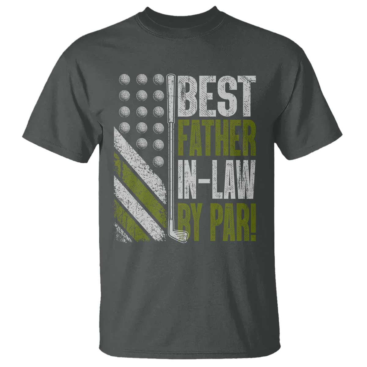 Father In Law Golf T Shirt Best FIL By Par Fathers Day Gift for Golfers