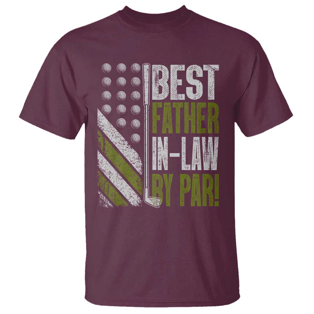 Father In Law Golf T Shirt Best FIL By Par Fathers Day Gift for Golfers