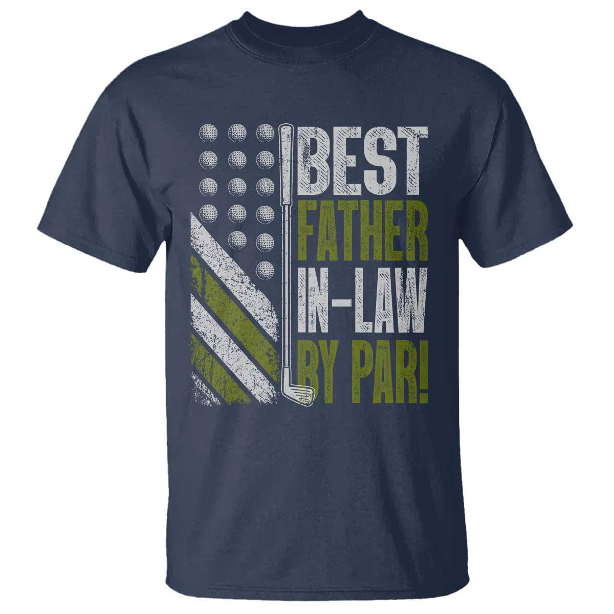 Father In Law Golf T Shirt Best FIL By Par Fathers Day Gift for Golfers