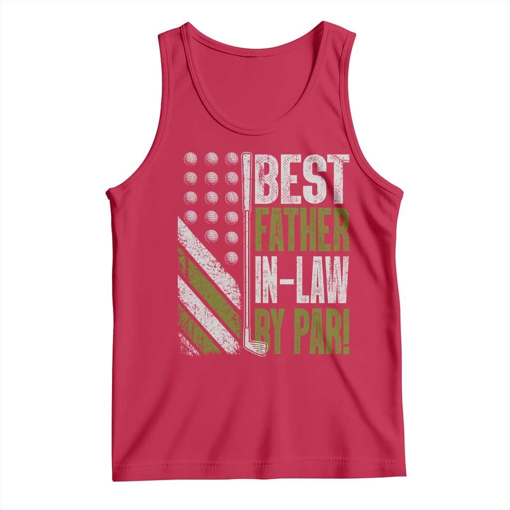 Father In Law Golf Tank Top Best FIL By Par Fathers Day Gift for Golfers
