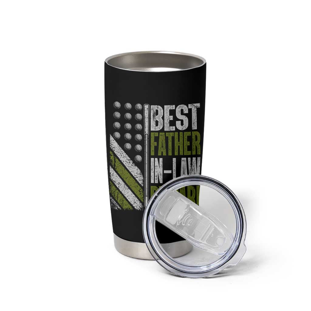 Father In Law Golf Tumbler Cup Best FIL By Par Fathers Day Gift for Golfers